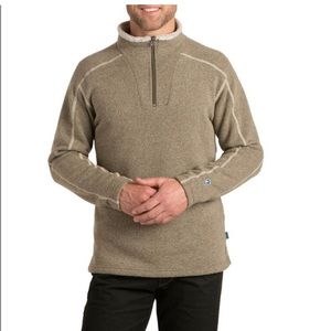 Kuhl Europa Alfpaca Fleece 1/4 Zip Sweater Oatmeal